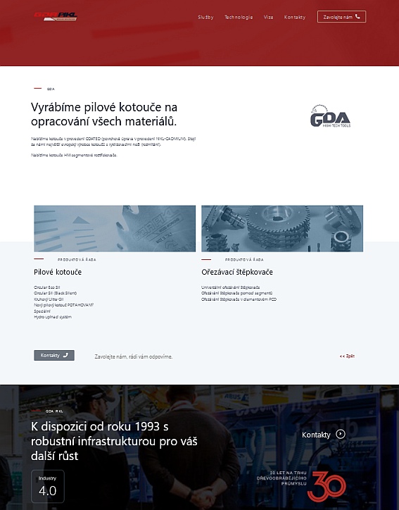 GDA Tools web page